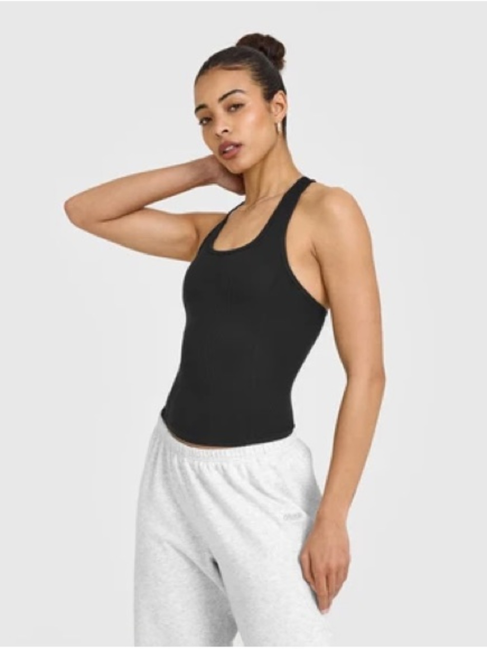 Mellow™ Rib Scoop Neck Vest with Built in Bra Shelf